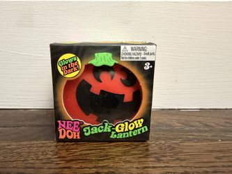 Jack Glow Lantern Nee Doh Halloween Squeeze Stress Ball