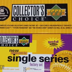 Collector's Choice Upper Deck Old Unopened Boxes 