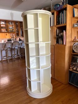 Pottery Barn Teen Revolving Bookshelf - Space-saving Sorage