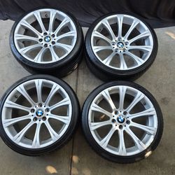 Staggered m5 m6 style 166 bbs wheels & Tires