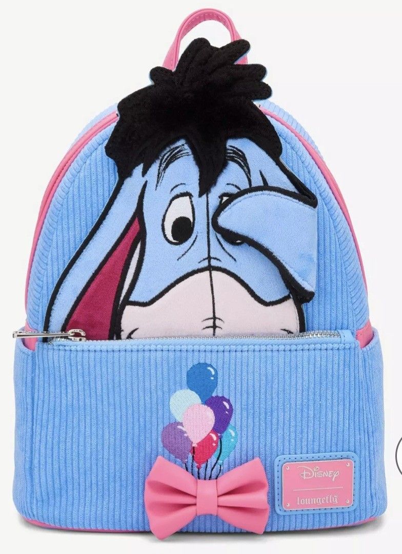 Eeyore  From  Winnie The Poo  Mini Backpack With A Matching Coins Puse. 