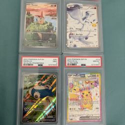 Pokemon PSA Graded Slabs
