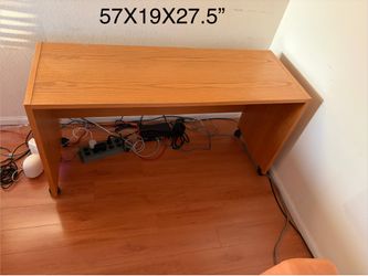 Plummer desk on wheels