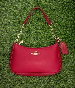 Coach Red Shoulder Bag