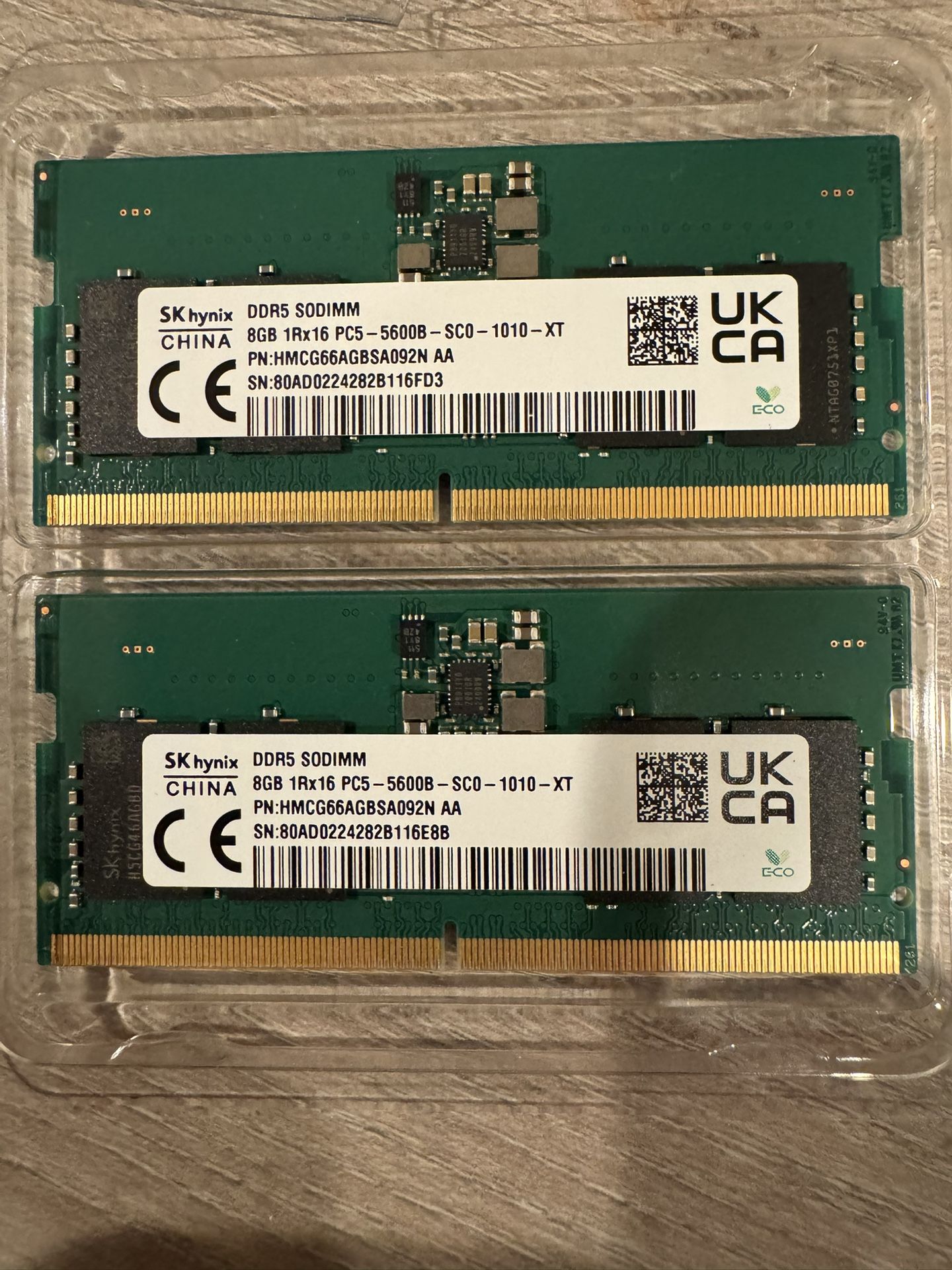 SK hynix DDR5 SODIMM 16GB (8GB x 2) Laptop RAM