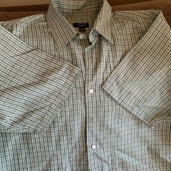 Men’s XL Short Sleeve Shirts Haggar  Orvis Toes Nose Van Heusen