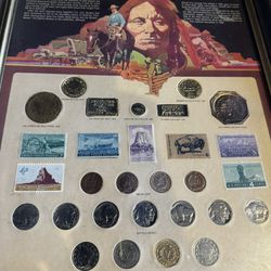 The History Of The West In  Coins And Stamps