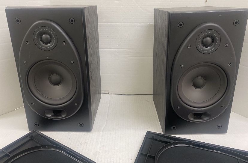 POLK AUDIO RT15i Power Port Bookshelf Speakers Pair Set