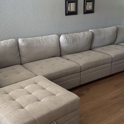 Gray Sectional Couch 