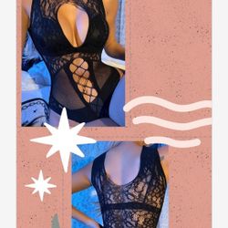 New Sexy Black Bodysuit
