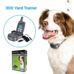 Premier Pet 300 Yard Remote Trainer: Corrects Unwanted Behaviors for All Size Dogs, 3 Correction Modes: Tone, Vibration, & Static, Rechargeable, Water