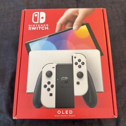 Nintendo Switch OLED (White) With R/B Joycons