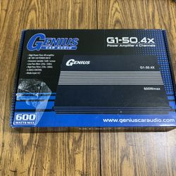 New Genius Audio 4 Channel Black Frame Series Class A/B Car Amplifier $100 Each 