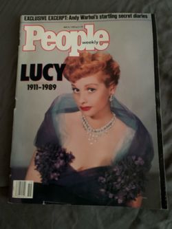 People Weekly Magazine Lucy 1911-1989 Issue