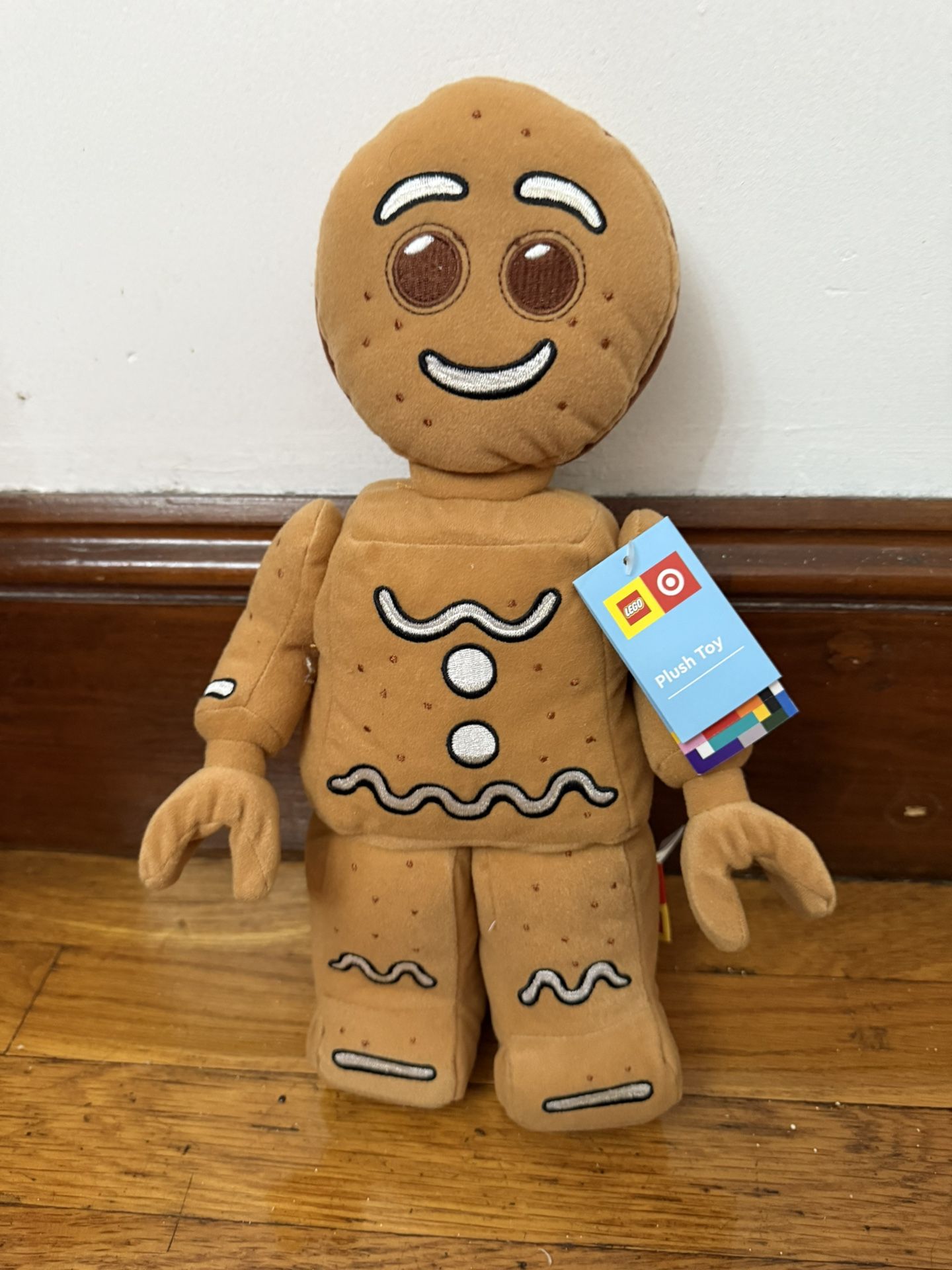 LEGO Collection Gingerbread Man Minifig Plush Toy Target Exclusive New With Tags