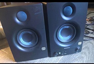 PreSonus Eris 3.5BT Bluetooth Powered 2-Way Studio Monitor Speakers Pair Black