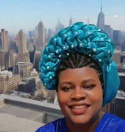 Women's green Turban Headwrap Hat Solid Polyester Fabric One Size