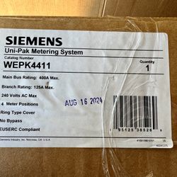 Siemens WEPK4411 400A 4-Meter Panel