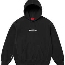 Supreme Box Logo Hoodie FW25 Black Medium