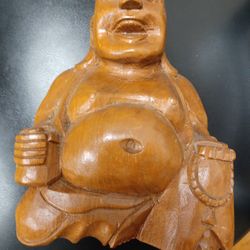 Buddha  (Hand Carved Wood)