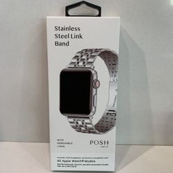 Stainless Steel Link Band All Apple Watch Models 