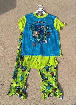 NEW Minecraft 3 piece Pajamas