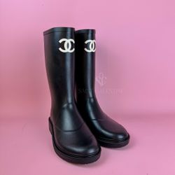 Chanel Rainboots