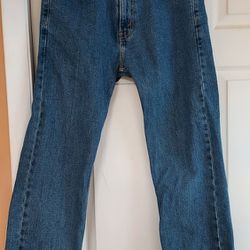 Levis Denizen 236 Mens Regular Straight Leg Medium Wash Blue Jeans 32x30