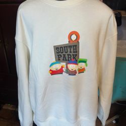 H&M South Park Fleece Crewneck Sweatshirts Relaxed Fit Men's XXL