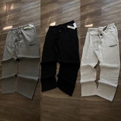Essentials sweatpants uncuffed