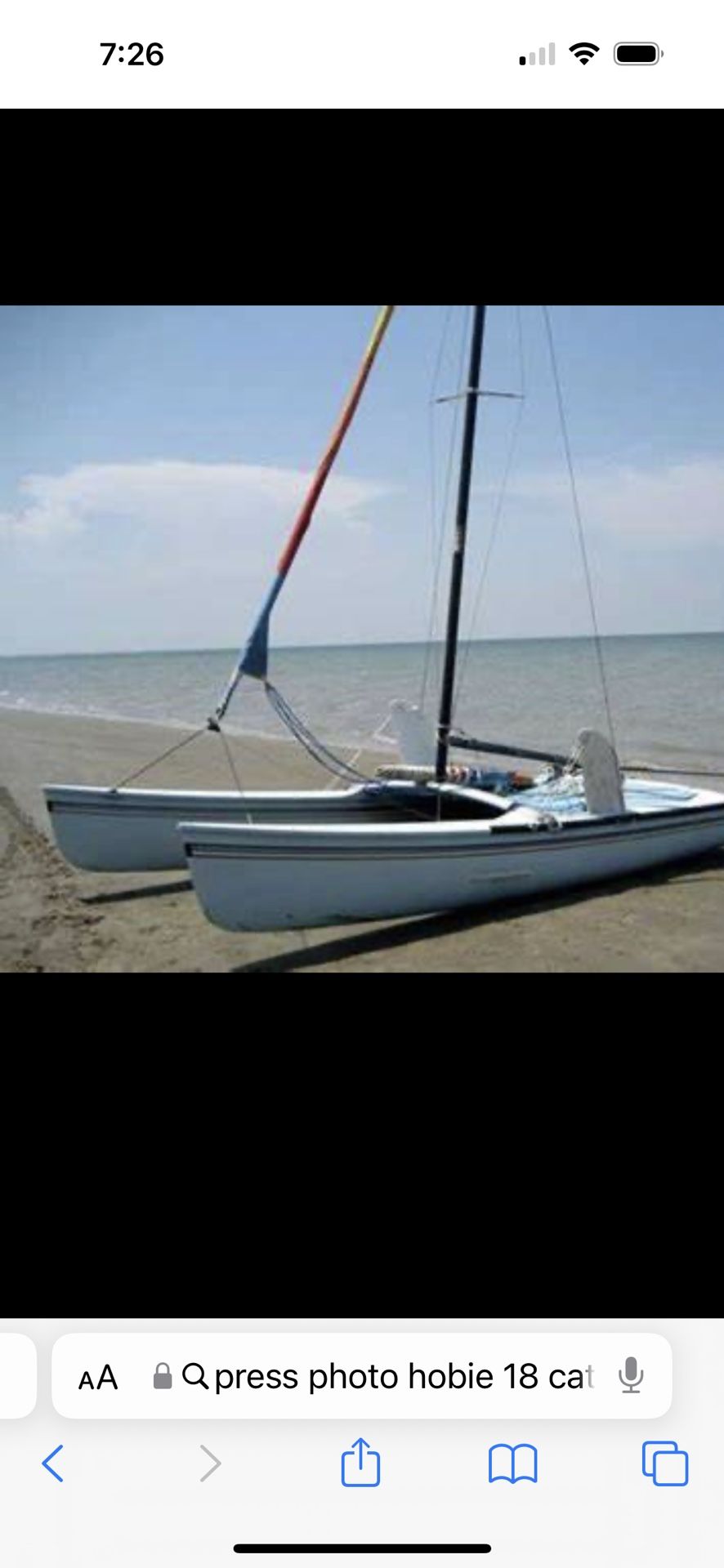 Hobie 18 catamaran Includes Trailer