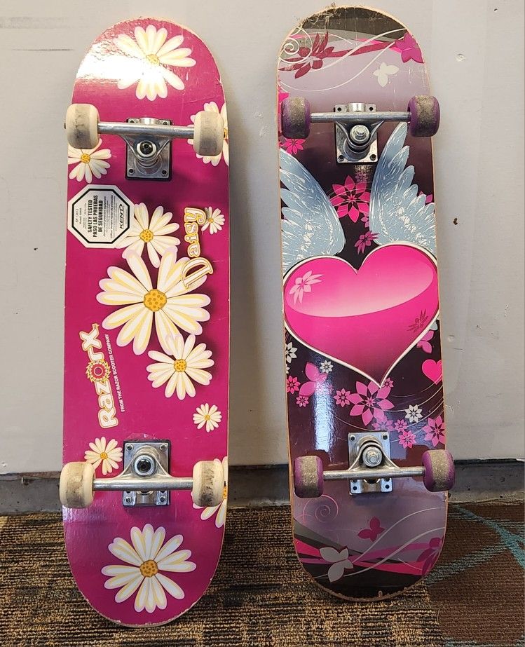 Skate Boards - 31" Decks - Price For BOTH