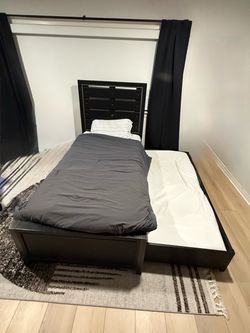 Twin bed with trundle