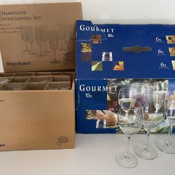 29 Wine (17)And Champagne(12) Glasses