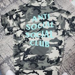 Anti Social Social Club Hoodie Melrose Ave LARGE