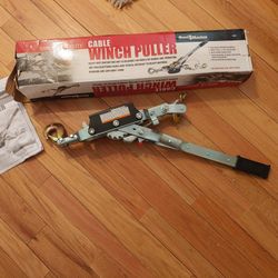 Haul Master 8000 lb capacity winch puller