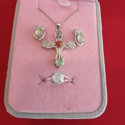 Ear Rings, Necklace, Ring Set