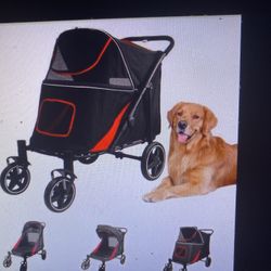 Foldable Doggy Stroller For Med & Lg Dog (new)