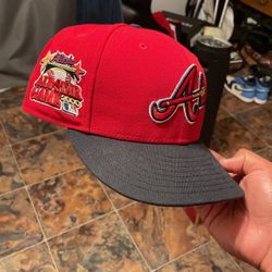 Atlanta Braves All Star Side Patch Fitted 7 7/8
