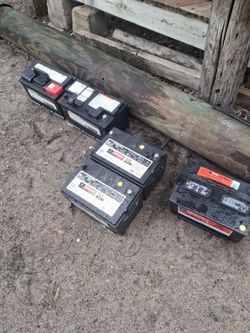 Lot of 5 Brand New Car Batteries
