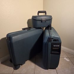 Vintage 1991 Samsonite Oyster 3 Piece Luggage Set