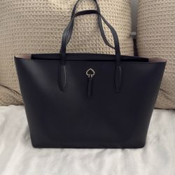 Kate Spade Black Leather Tote
