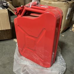 Fuel Can 5 Gal 20L Steel Gasoline Gas Fuel Tank