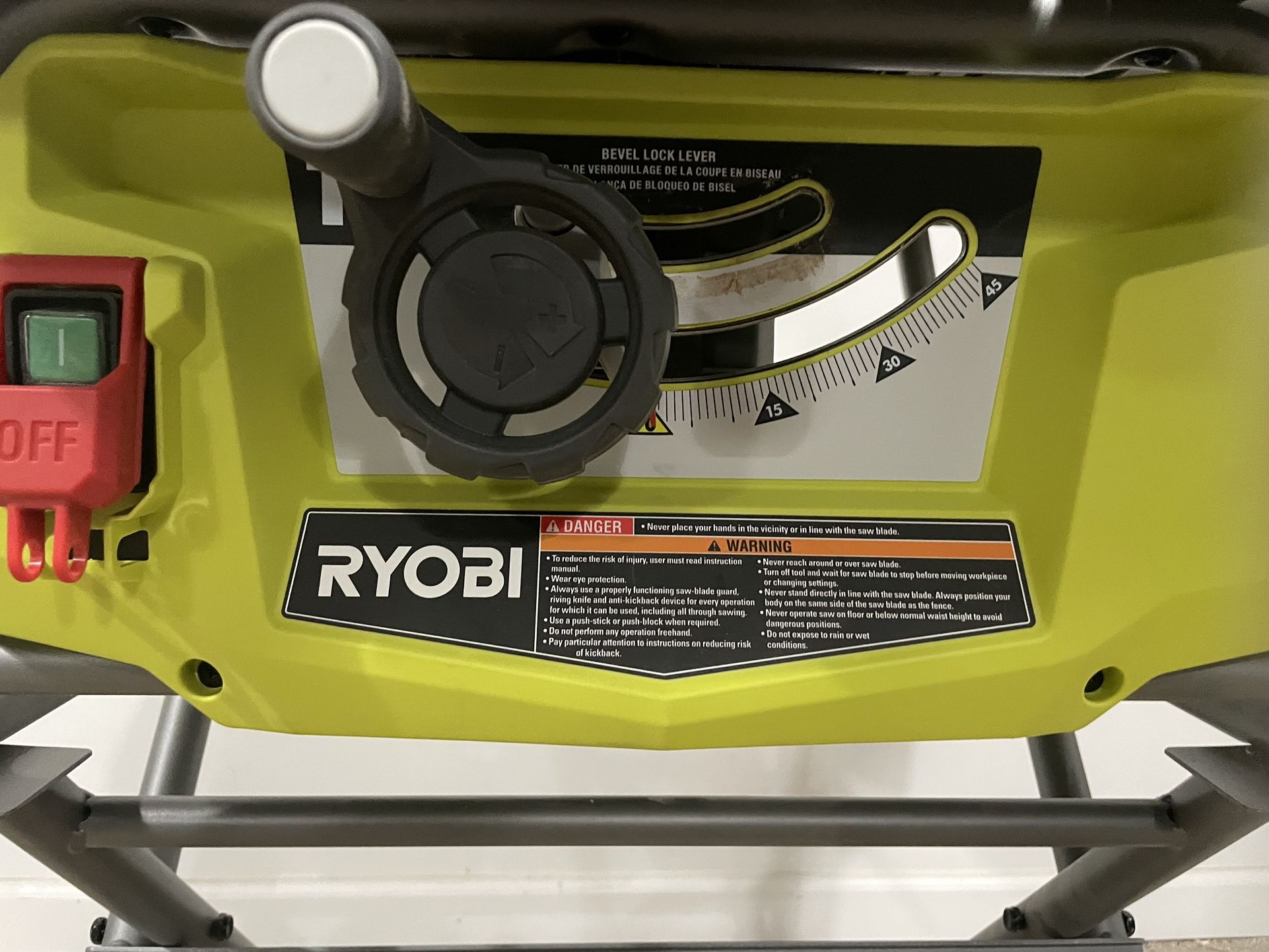Ryobi RTS12 15amp 10 inch portable table saw for Sale in San Dimas, CA