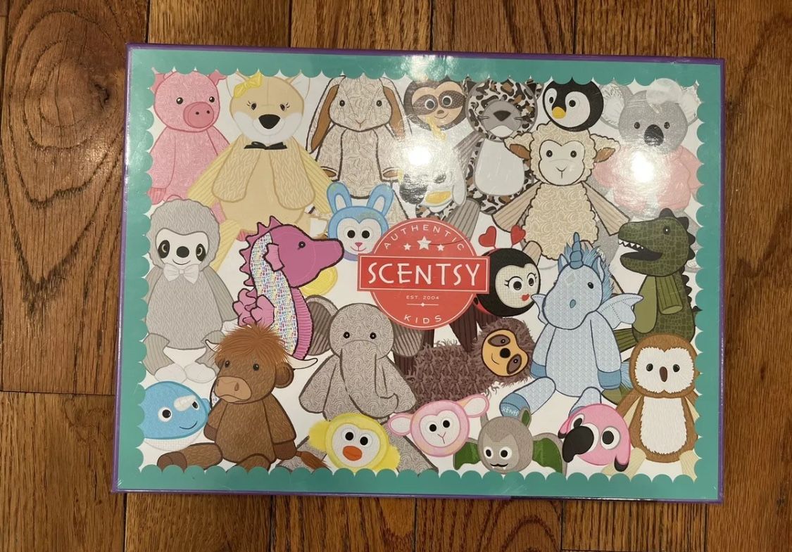 New Authentic Scentsy Kids Childrens 1000 Piece Buddy Puzzle Family Game Gift