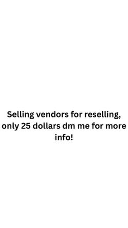 vendors