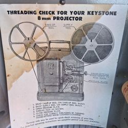 Vintage 8 mm projector. Great for old movies