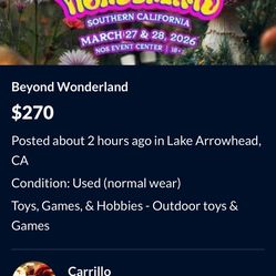 BEYOND WONDERLAND 2026 SCAMMER