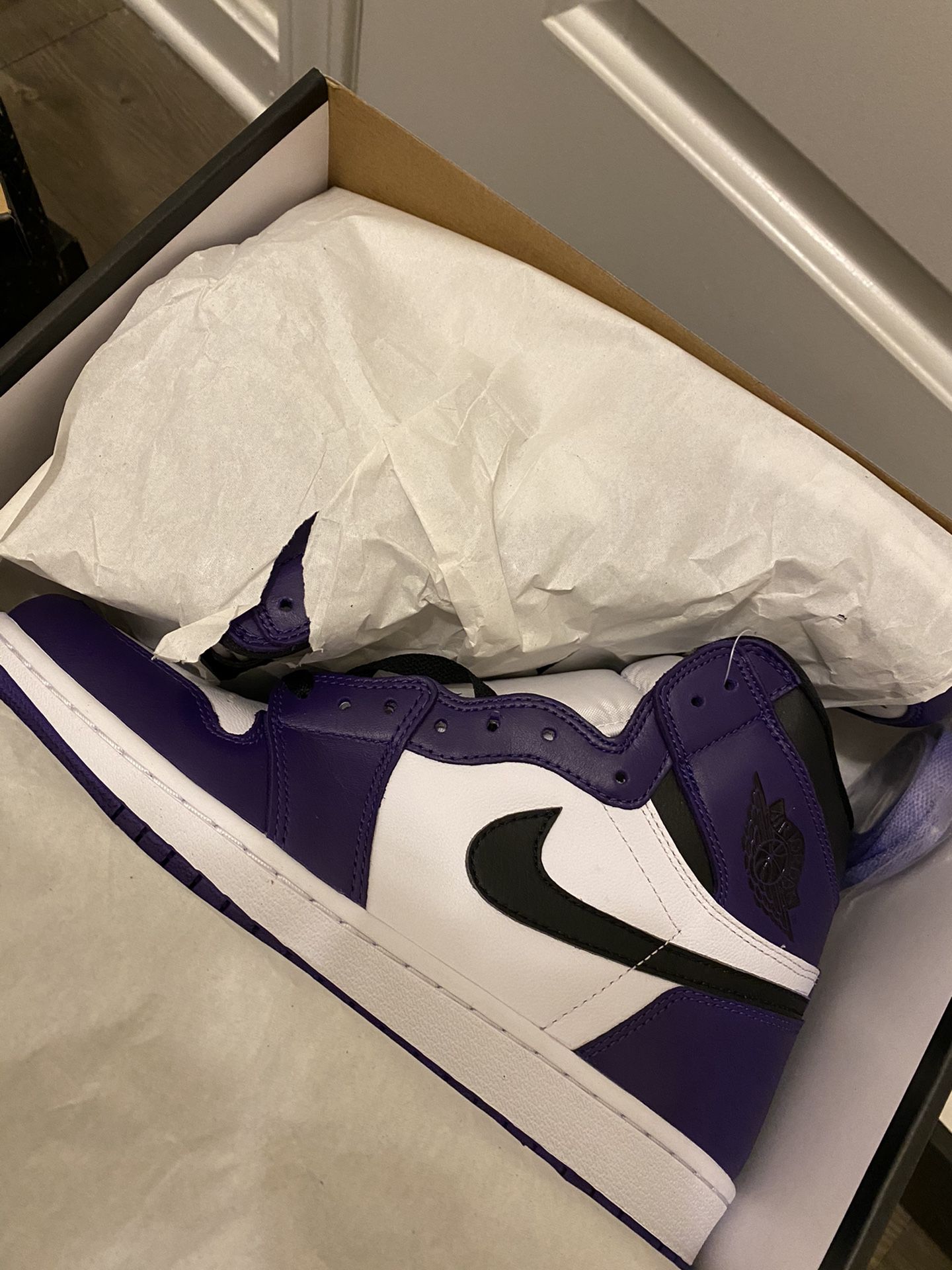 Jordan 1 Court Purple size 9