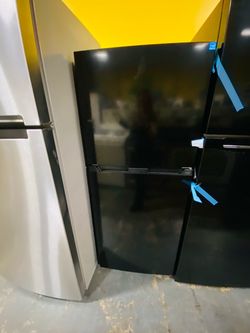 24” black refrigerator no credit needed